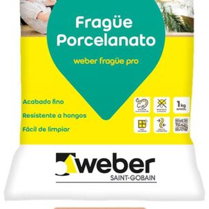 Weber Fragüe Porcelanato 1kg Café Claro